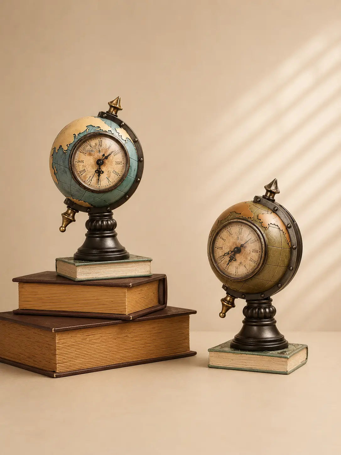 Globe Table Clock