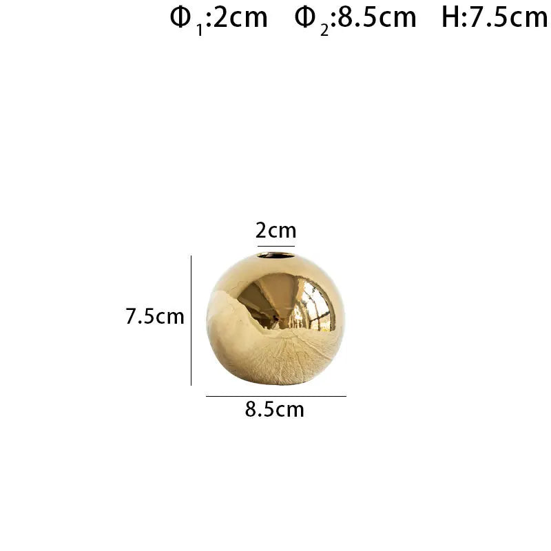 Flower Pot Golden Ball