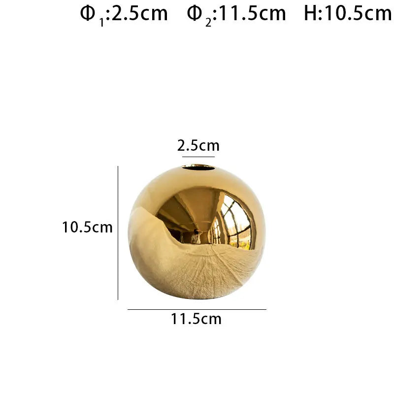 Flower Pot Golden Ball