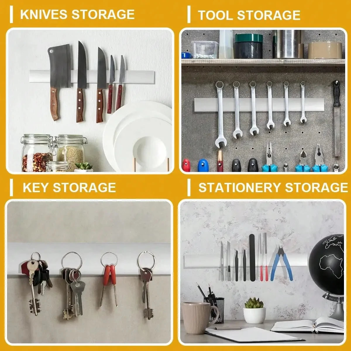 Magnetic knife holder