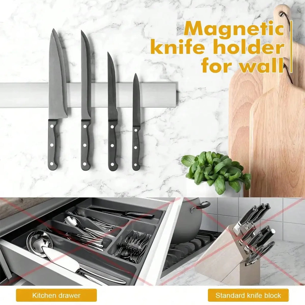 Magnetic knife holder