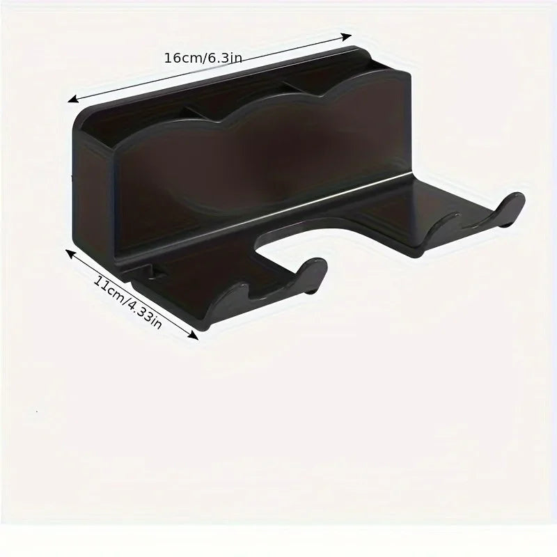 Hair dryer storage rack