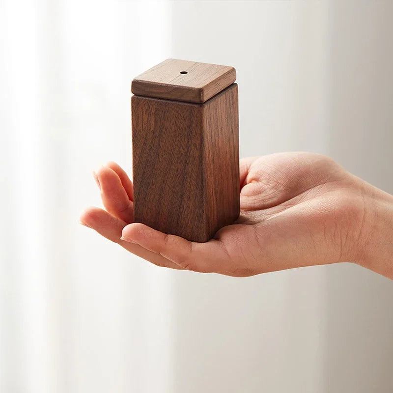 Black walnut toothpick holder